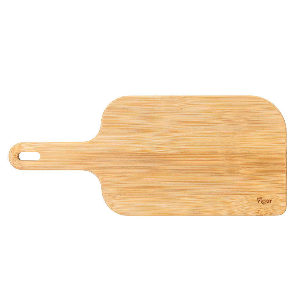 Vigar Becco Bamboo Serving Snack Cheese Board w/ Handle Small
