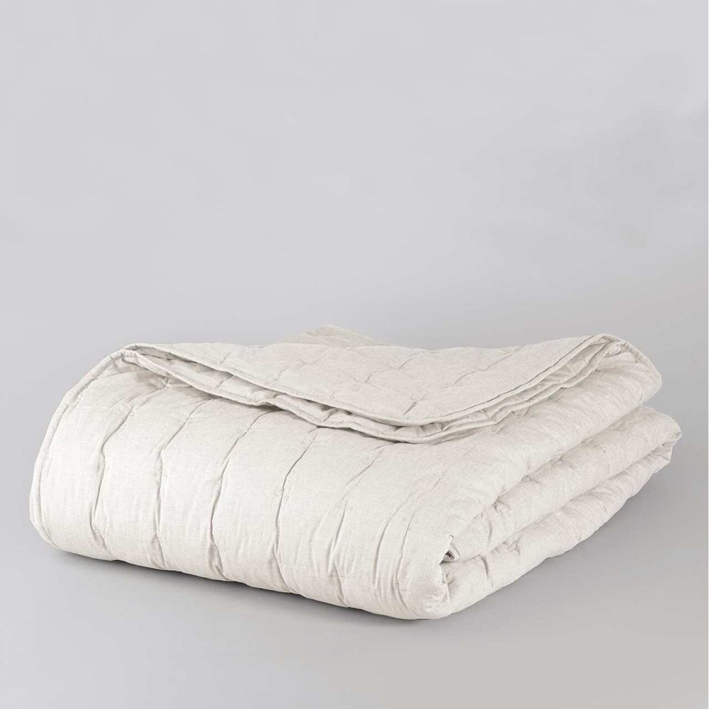 Canningvale Vintage Softwash Coverlet Oatmeal Melange
