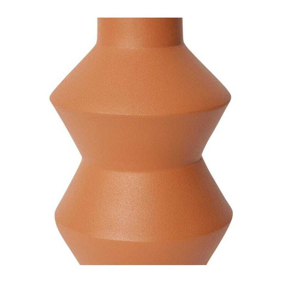 E Style Jagger Zic Zac 29cm Iron Plant/Flower Vase Decor - Rust