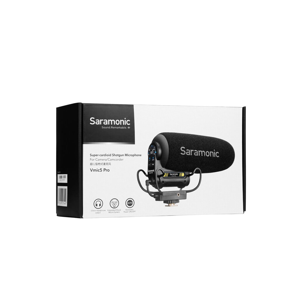 Saramonic On-Camera Super Cardioid Shotgun Microphone Pro Kit For DSLR