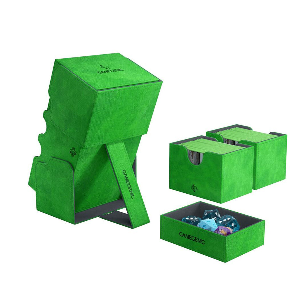 Gamegenic Stronghold 200+ Deck/Game Box XL Green Gaming Accessory