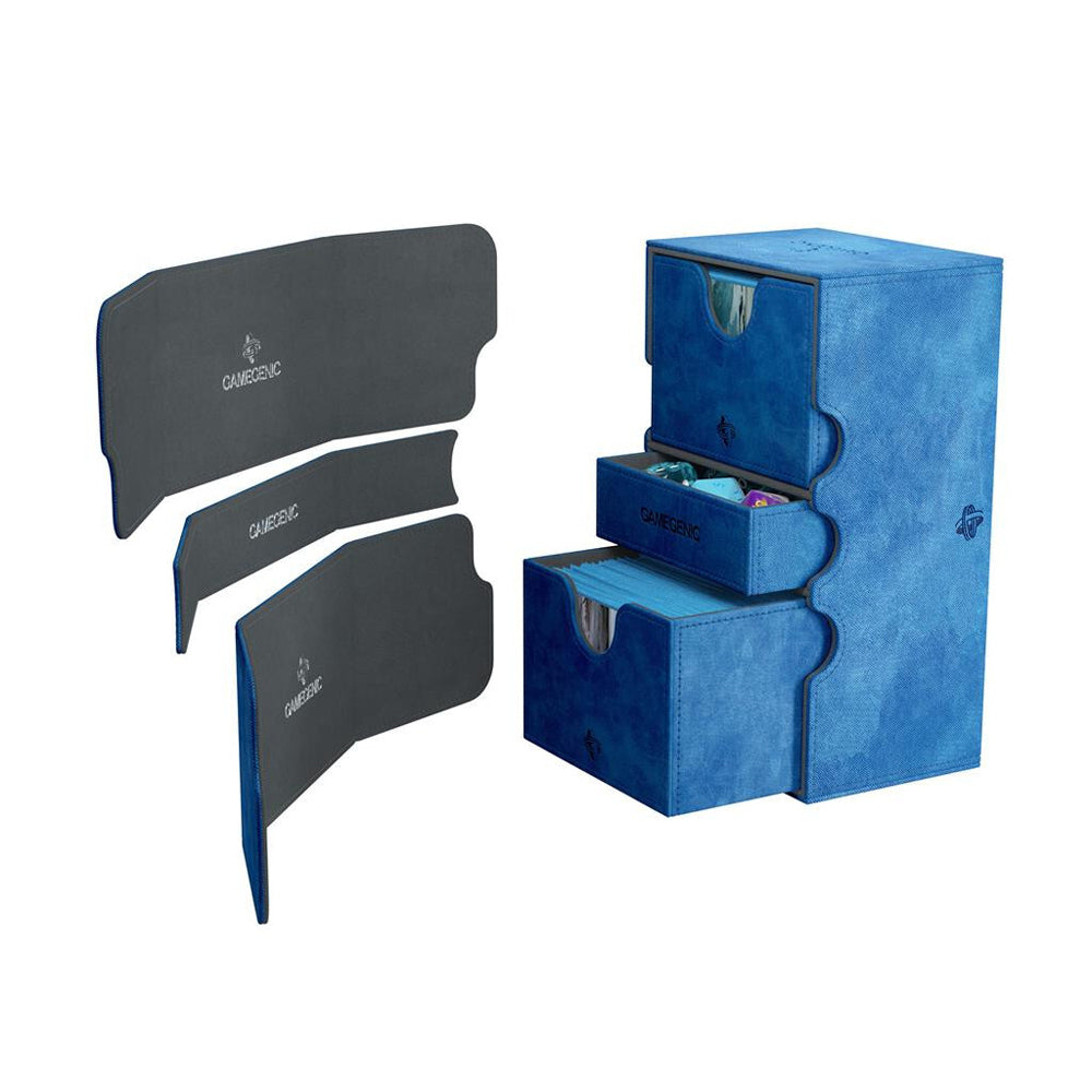 Gamegenic Stronghold 200+ Deck/Game Box XL Blue Gaming Accessory