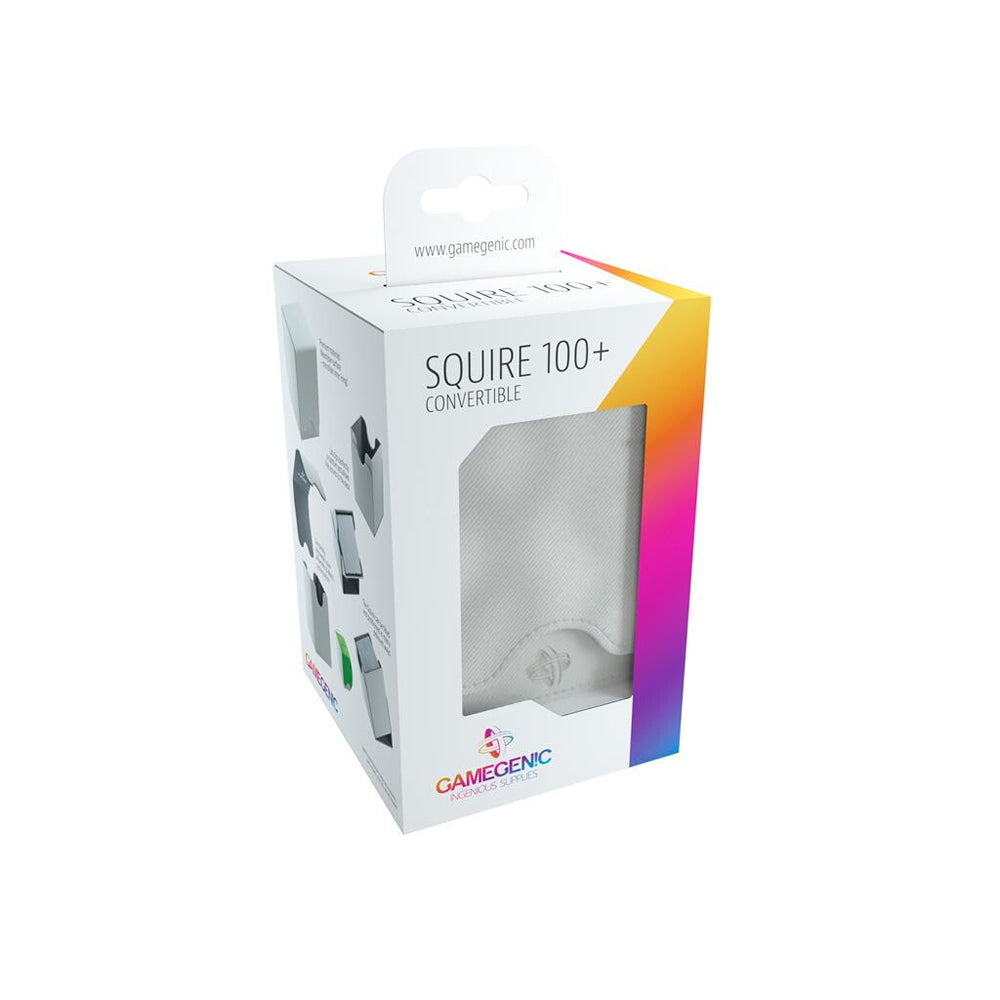 Gamegenic Squire 100+ Deck Box XL White Gaming Accessory