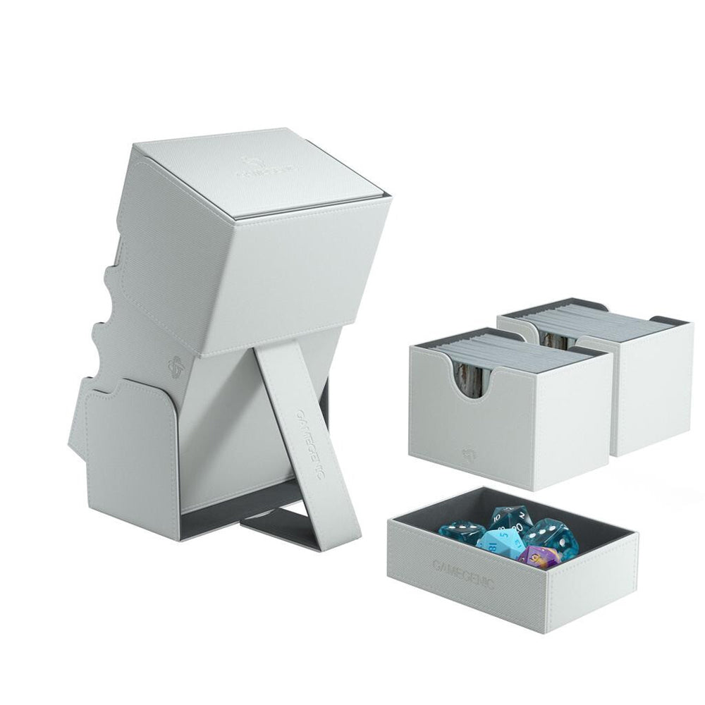 Gamegenic Stronghold 200+ Deck/Game Box XL White Gaming Accessory