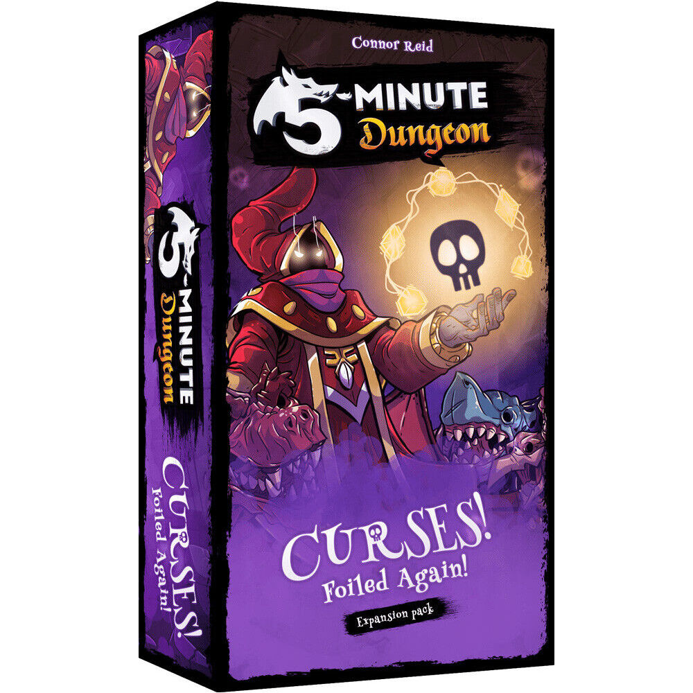 Wiggles 3D 5 Minute Dungeon Curses Foiled Again Card Game Expansion Pack 8+