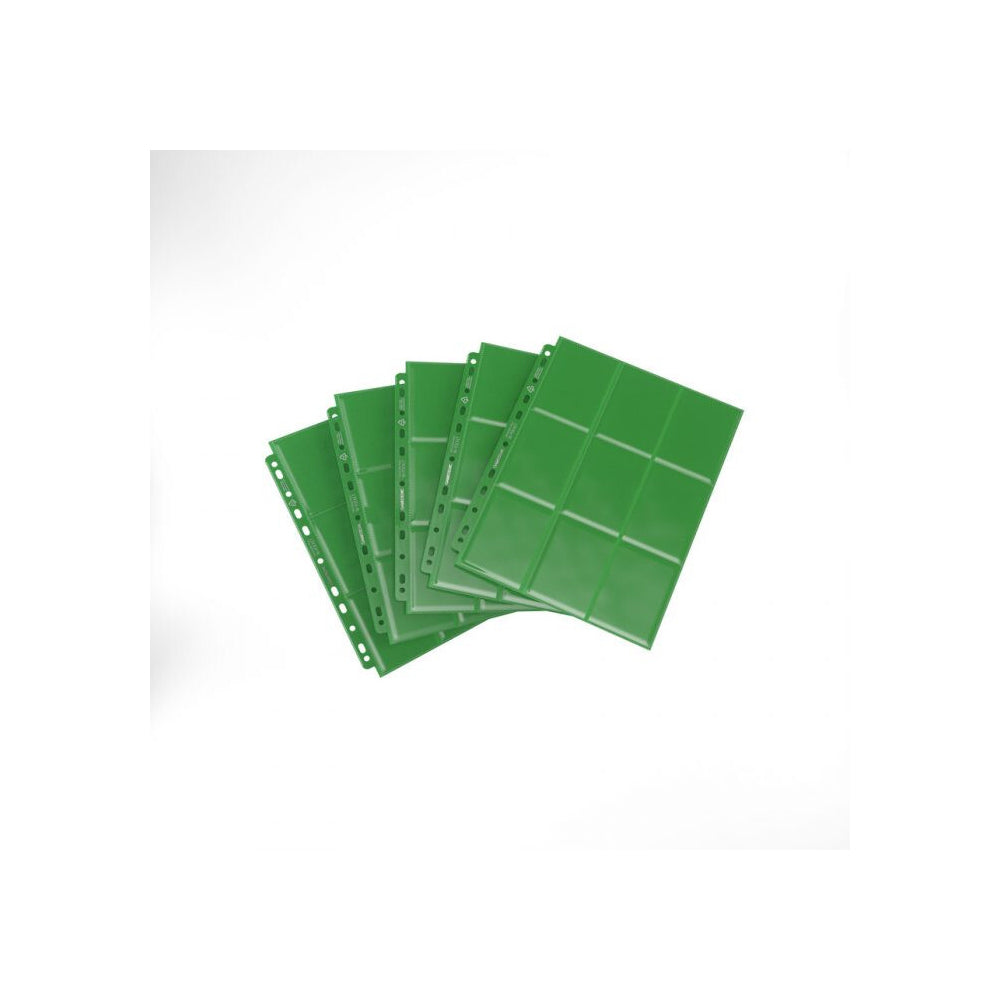 Gamegenic Sideloading 18 Pocket Pages Display Green Gaming Accessory