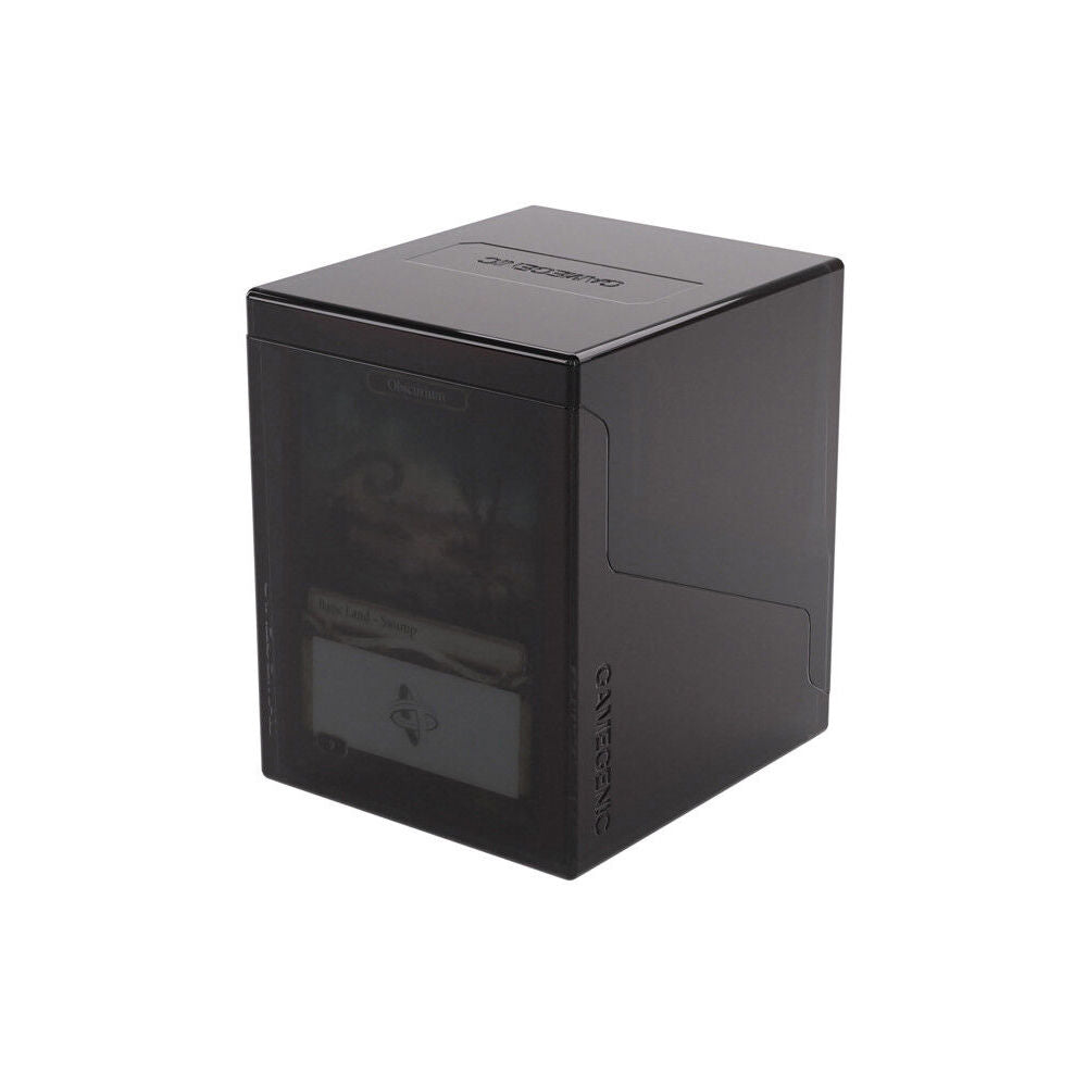 4PK Gamegenic Bastion 100+ Card Deck Box Organiser XL - Black