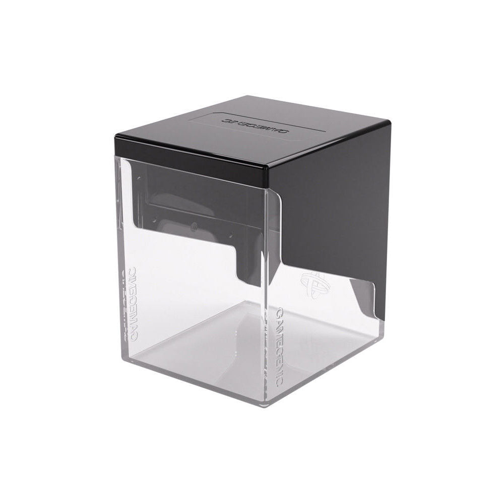 Gamegenic Bastion 100+ Card Deck Box Organiser XL - Black/Clear