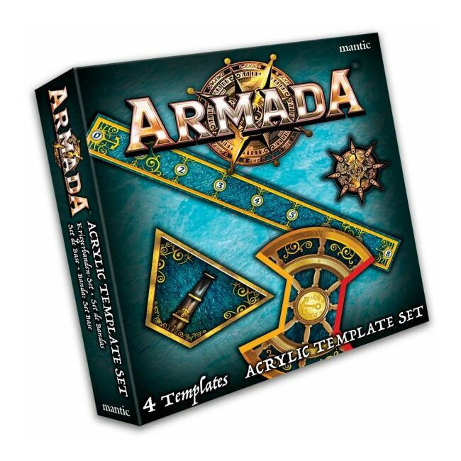 Mantic Games Armada Acrylic Template Set Game Accessory