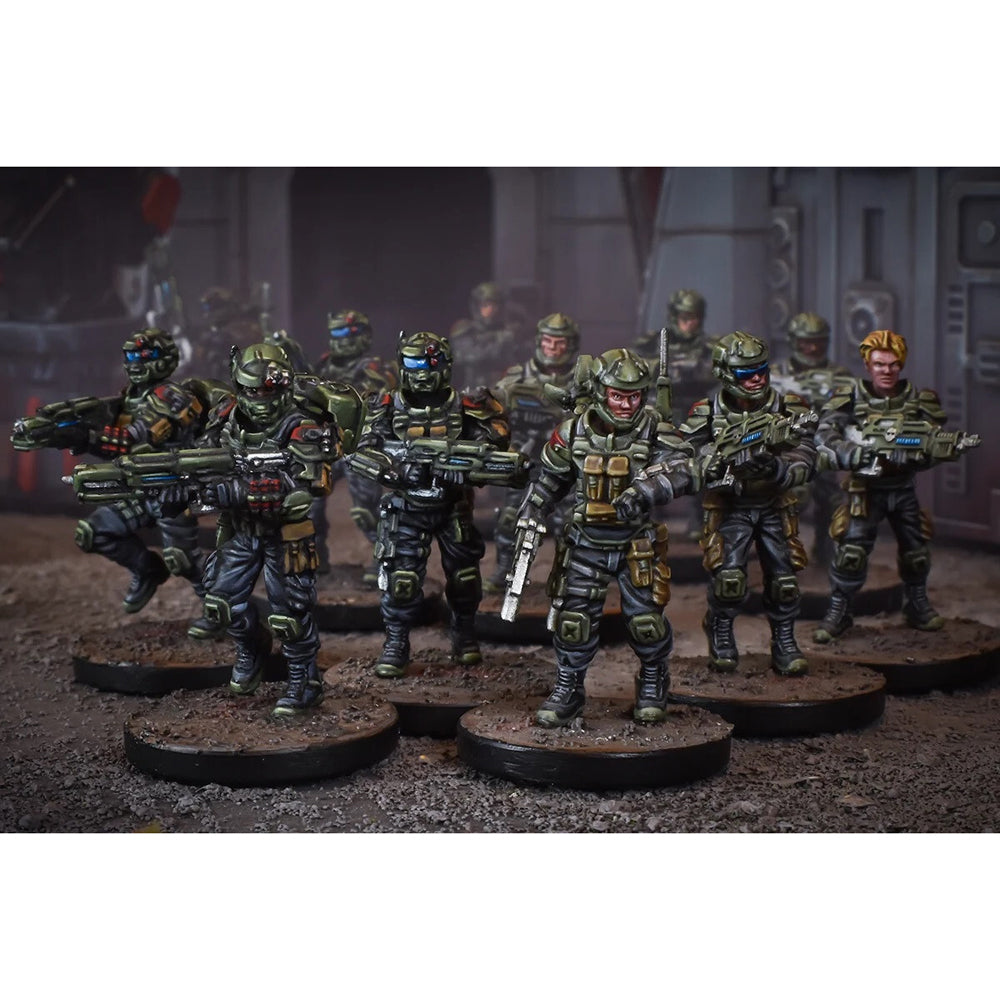 Mantic Games Firefight Gcps Troopers Miniature Toy