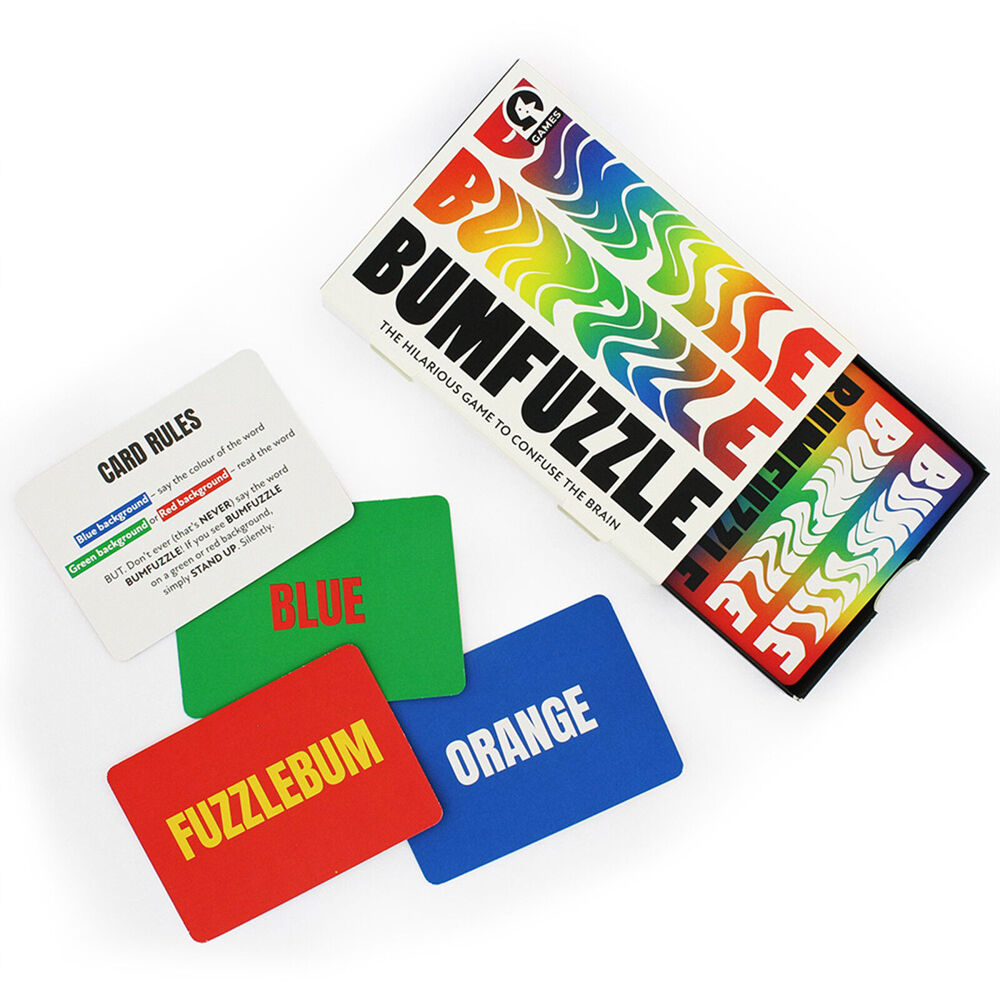 GINGER FOX Bumfuzzle Family Tabletop Fun Play Card Game 12y+