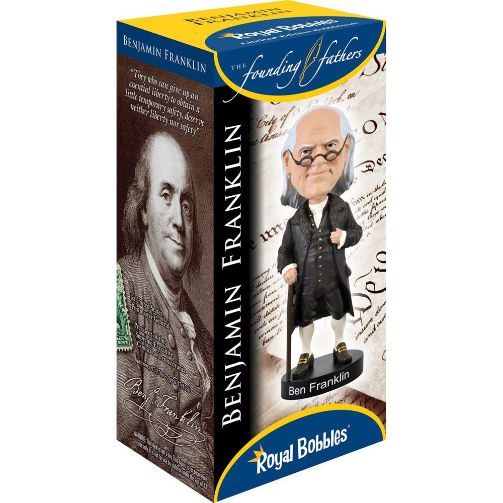 Royal Bobbles Bobblehead Ben Franklin Version 2 Figurine Model