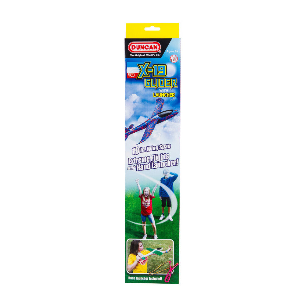 Duncan X-19 Glider w/ Hand Launcher Assorted Colours 8y+