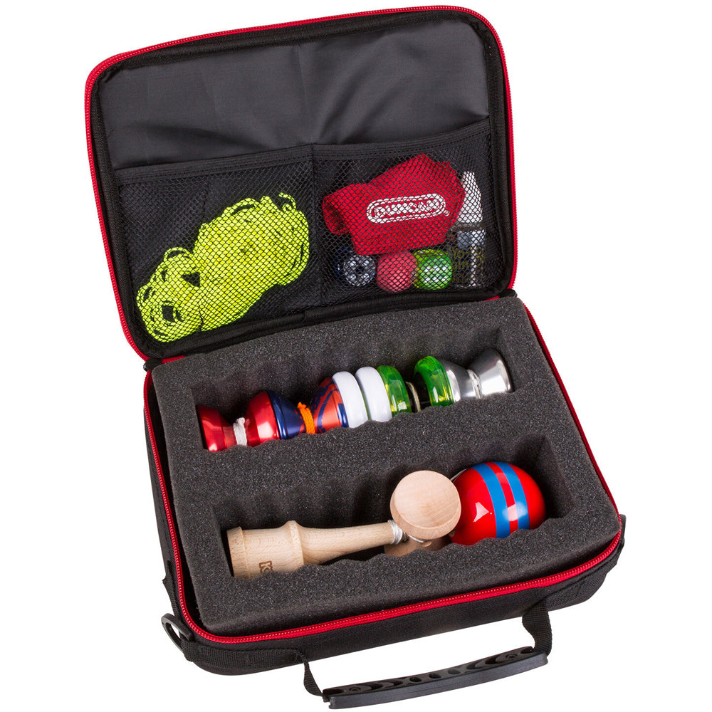 Duncan Canvas Storage Satchel Yo Yo & Kendama Black/Red 10.5'