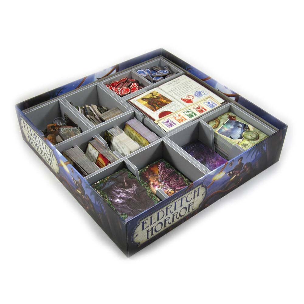 Folded Space Game Box Inserts Organiser For Eldritch Horror RPG