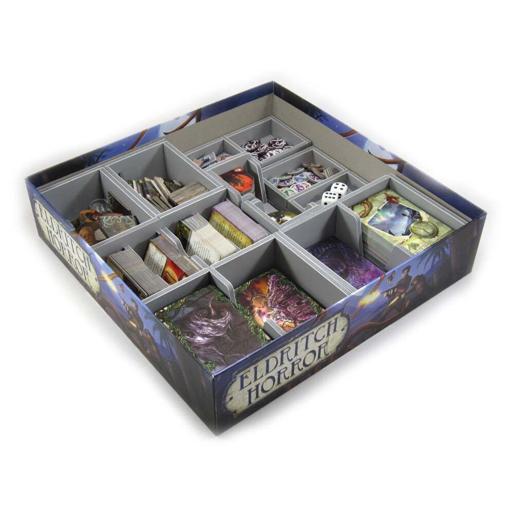 Folded Space Game Box Inserts Organiser For Eldritch Horror RPG