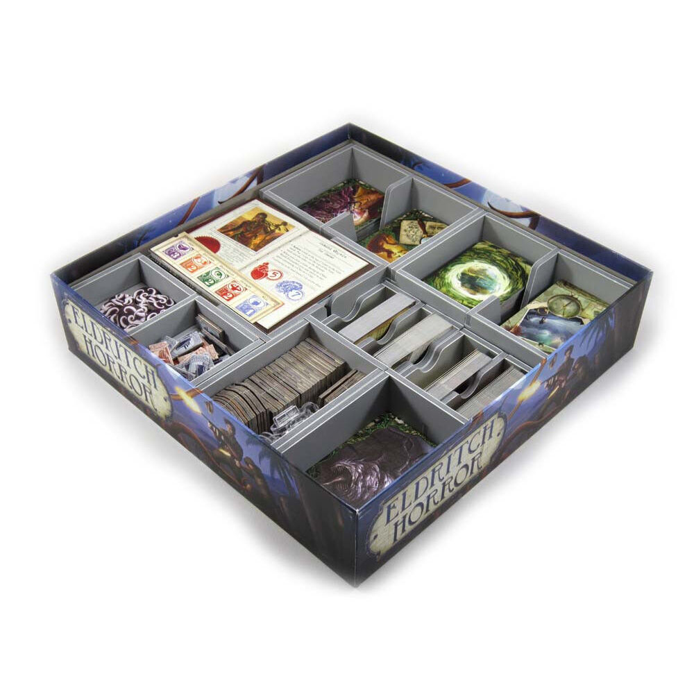 Folded Space Game Box Inserts Organiser For Eldritch Horror RPG