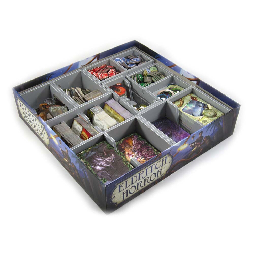 Folded Space Game Box Inserts Organiser For Eldritch Horror RPG