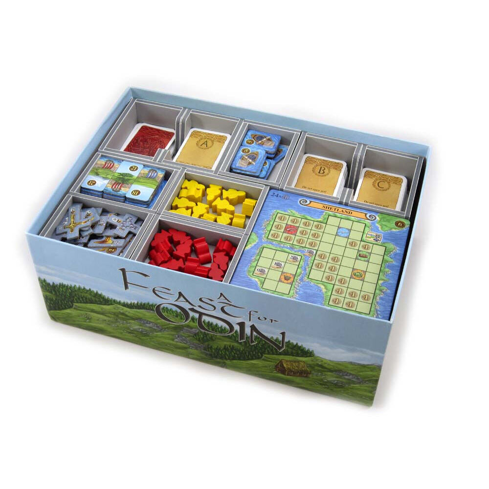 Folded Space Game Box Inserts Organiser For A Feast For Odin RPG