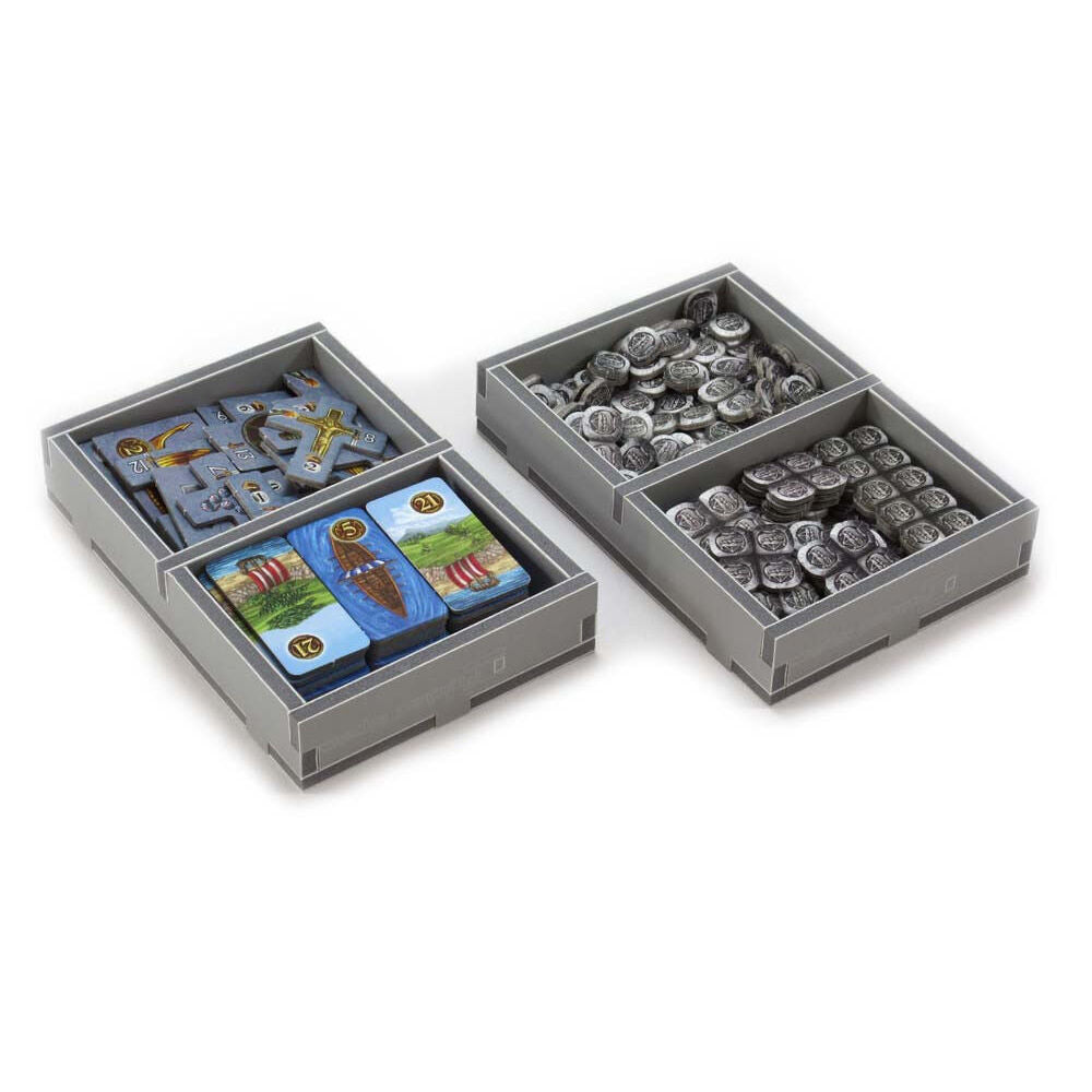 Folded Space Game Box Inserts Organiser For A Feast For Odin RPG