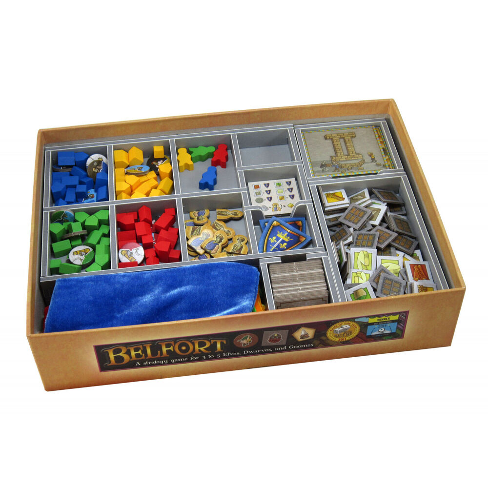 Folded Space Game Box Inserts Organiser For Orleans RPG