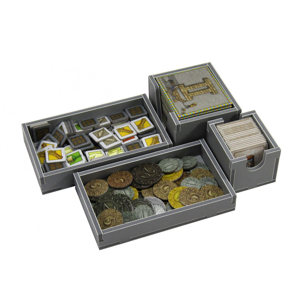 Folded Space Game Box Inserts Organiser For Orleans RPG