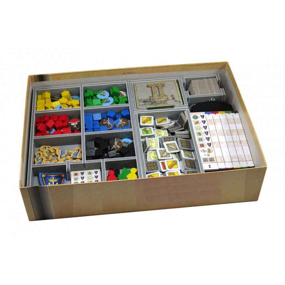 Folded Space Game Box Inserts Organiser For Orleans RPG