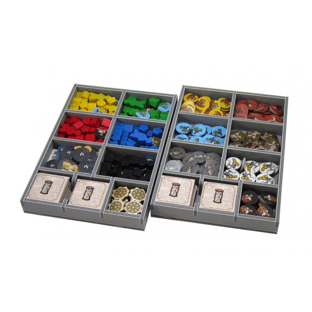Folded Space Game Box Inserts Organiser For Orleans RPG