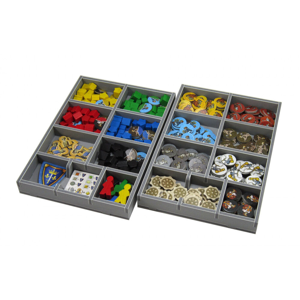 Folded Space Game Box Inserts Organiser For Orleans RPG