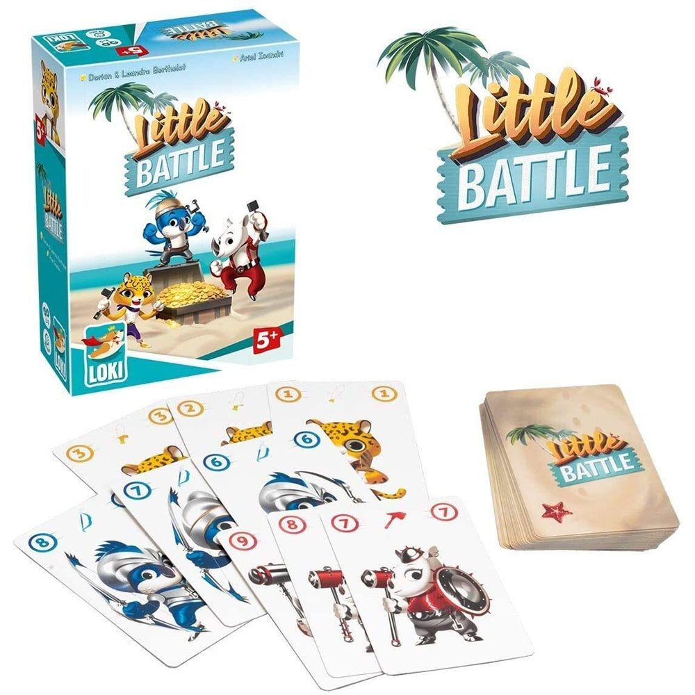 Loki Farmini Tile Placement Board Game & Little Battle Animal Card Game Set 5y+