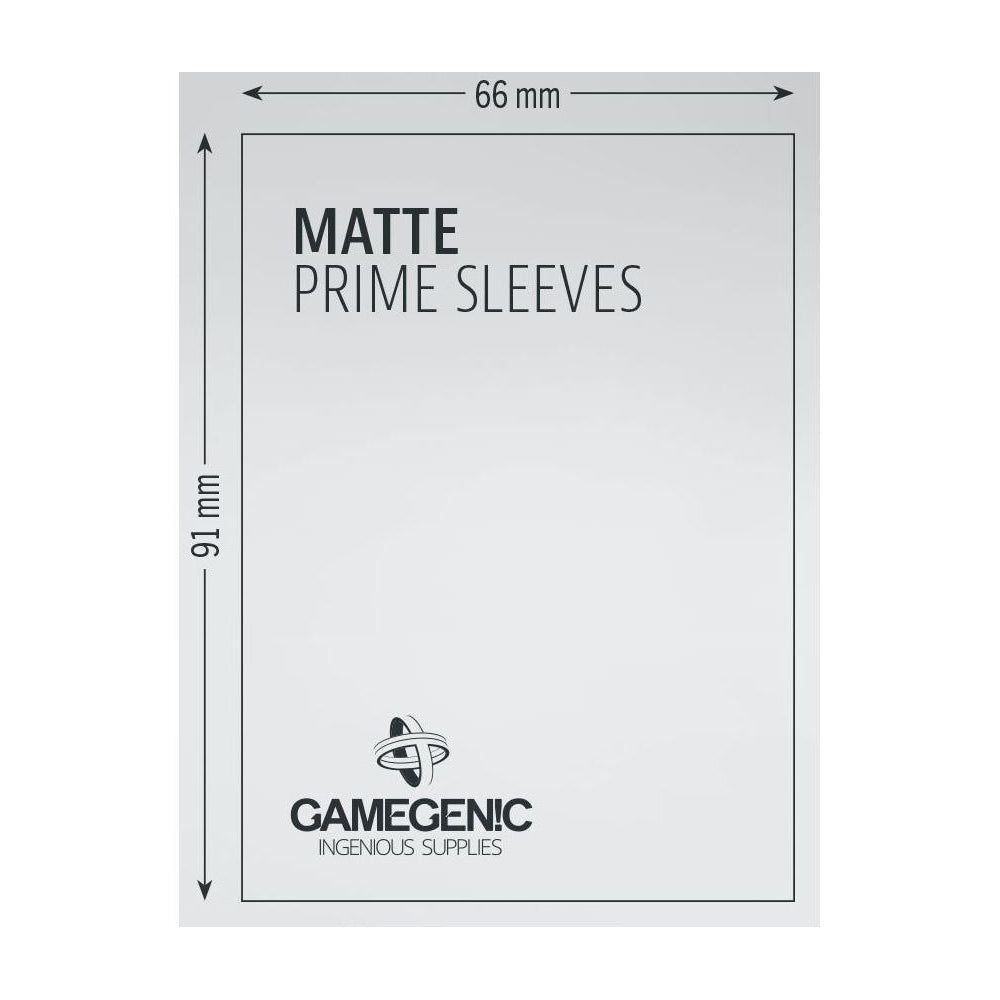 5x 100pc Gamegenic Matte Prime Card Sleeves Orange Gaming Accessory