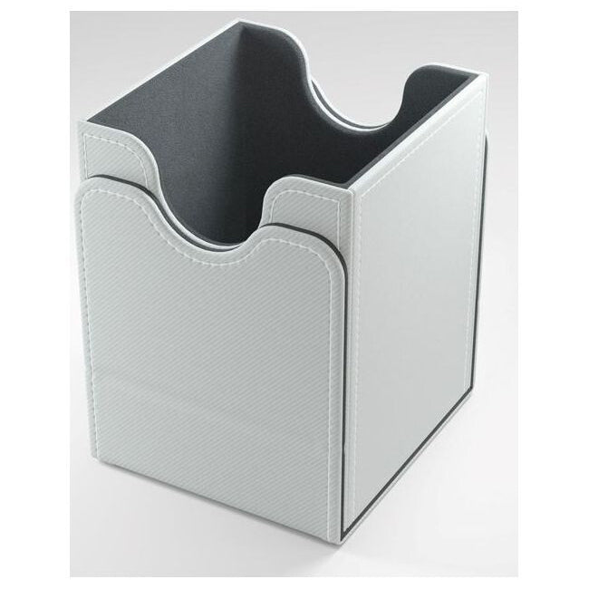 Gamegenic Squire 100 Sleeves Convertible Deck Box White Gaming Accessory