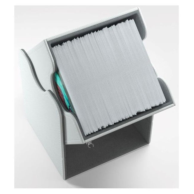 Gamegenic Squire 100 Sleeves Convertible Deck Box White Gaming Accessory