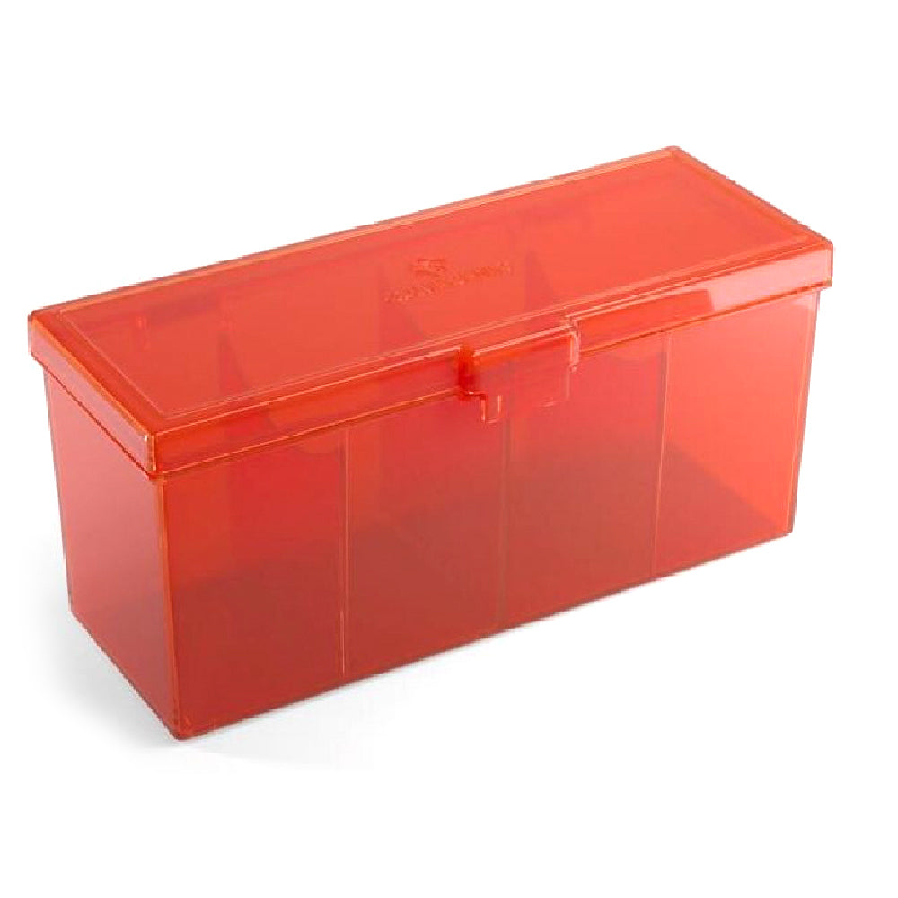 3PK Gamegenic Fourtress Holds 320 Sleeves Deck Box Red Gaming Accessory