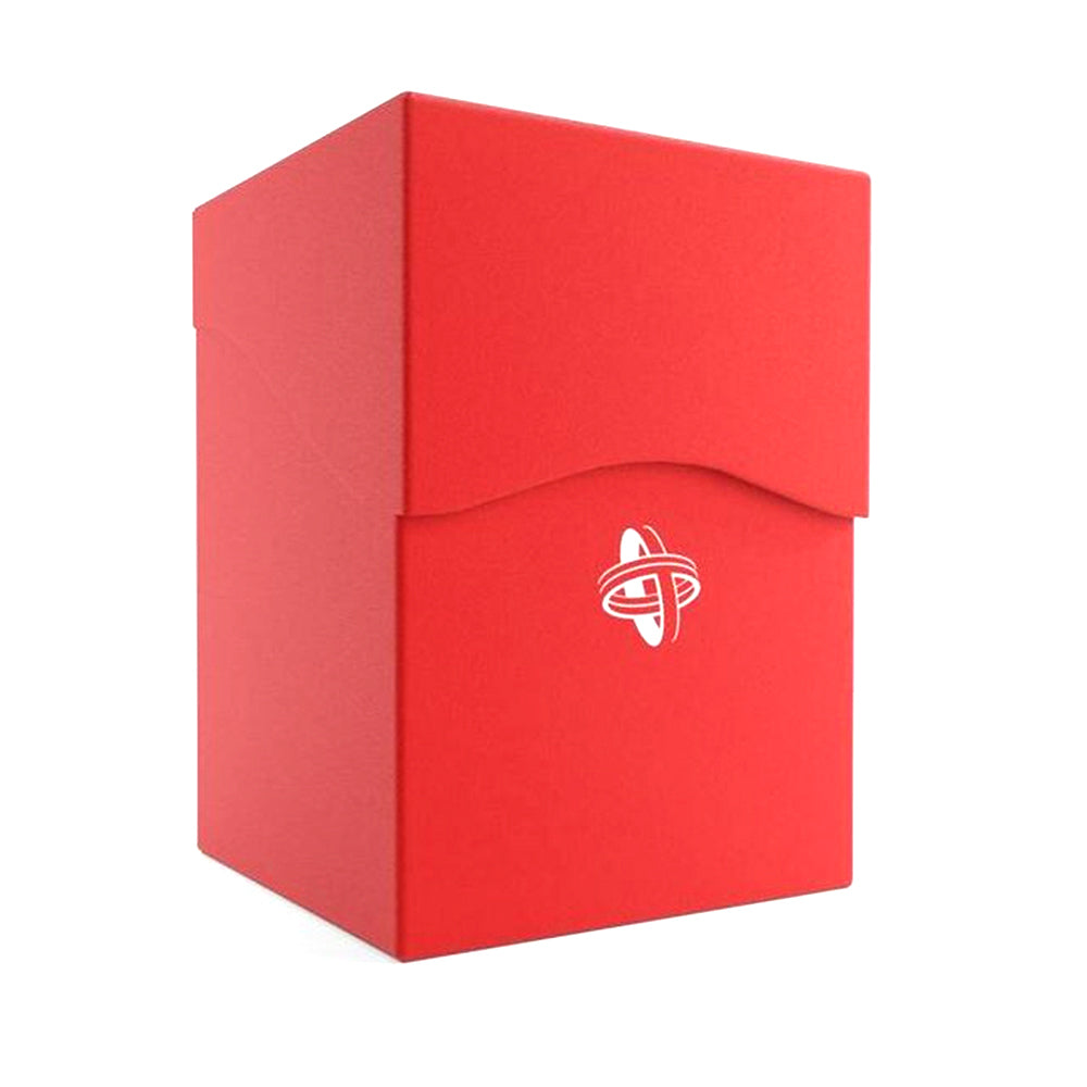 8PK Gamegenic Deck Holder Holds 100 Sleeves Deck Box Red Gaming Accessory