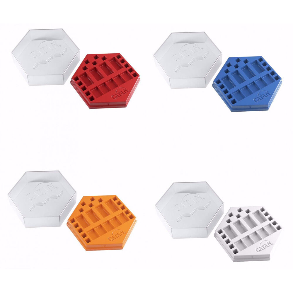 4pc Gamegenic Catan Accessories Hexadocks Base Holder Set