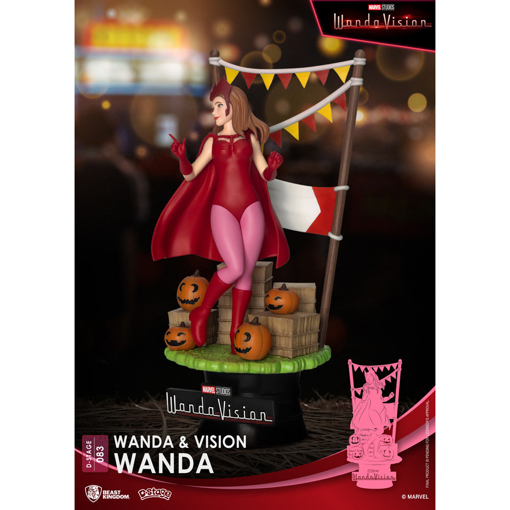 Beast Kingdom D Stage MARVEL Wanda Vision Wanda Figurine Model