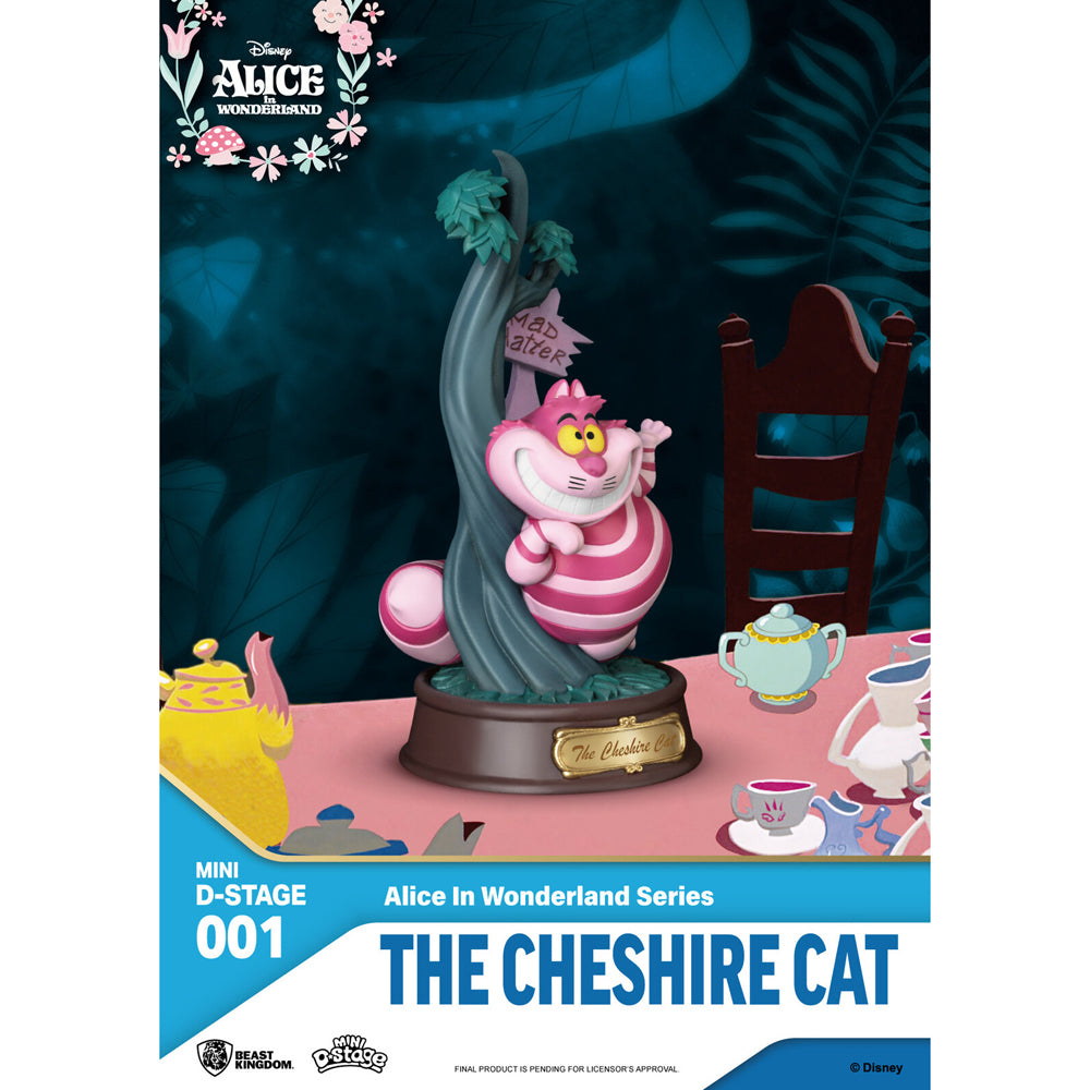 Beast Kingdom Mini D Stage Alice in Wonderland Series Cheshire Cat Figurine