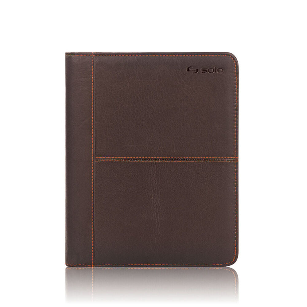 Solo Vintage Padfolio 5x8in Notepad/Tablet Magnetic Cover Leather Espresso