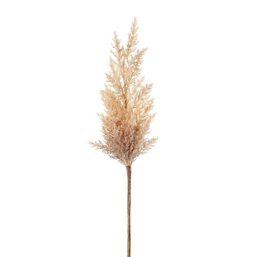 4PK Belle Wheat Astilbe Flower Stem 75cm Artificial Plant - Brown