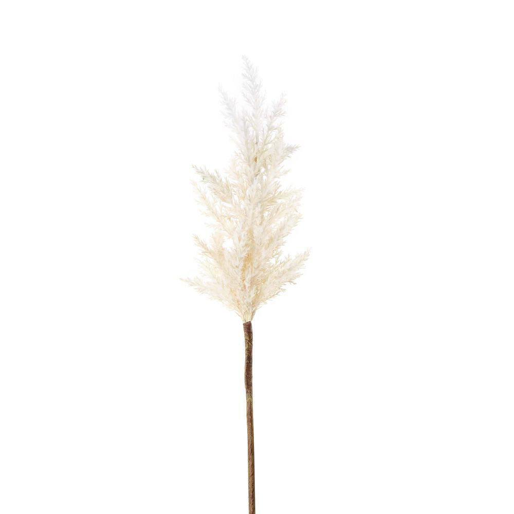 4PK Belle Wheat Astilbe  Flower Stem 75cm Artificial Plant - White