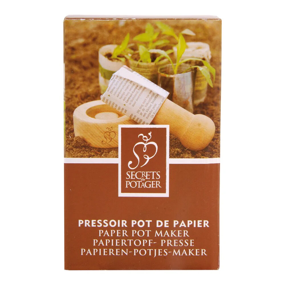 Esschert Design Secrets du Potager Paper Pot Maker Gardening Tools Natural