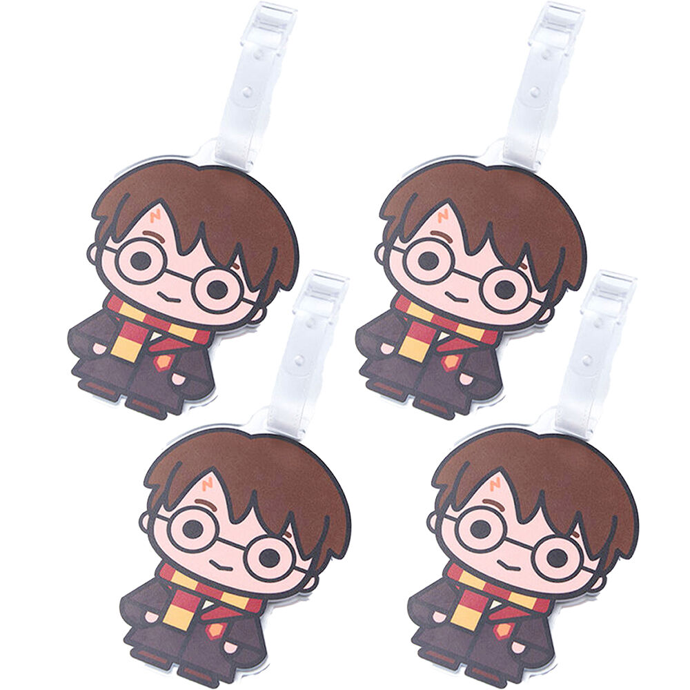 4PK Harry Potter Luggage Tag Suitcase Identity Label - Harry