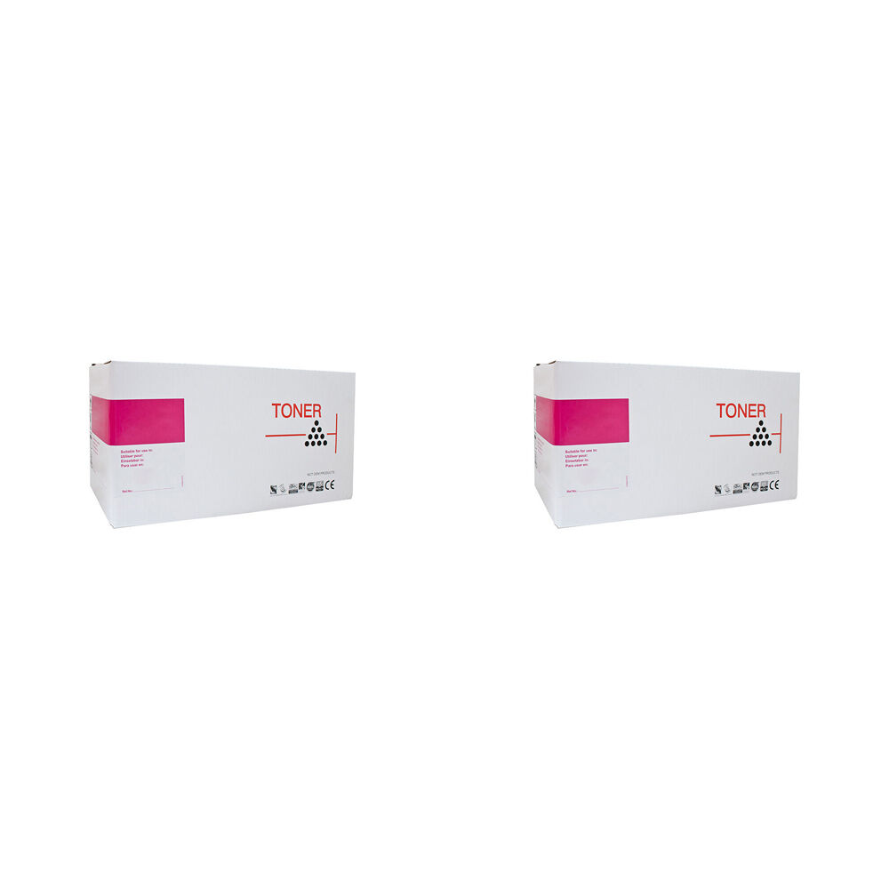 2PK Whitebox Compatible Brother TN443 Toner Cartridge - Magenta
