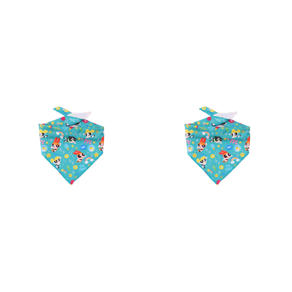 2PK The Stubby Club Powerpuff Girls Themed Dog Bandana