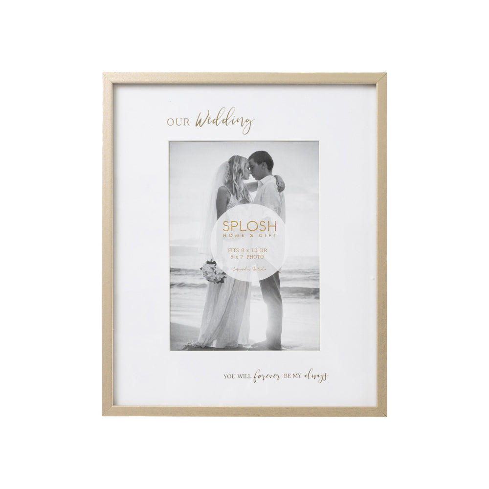 4PK Splosh Wedding 5x7'' Our Wedding Picture/Photo Frame
