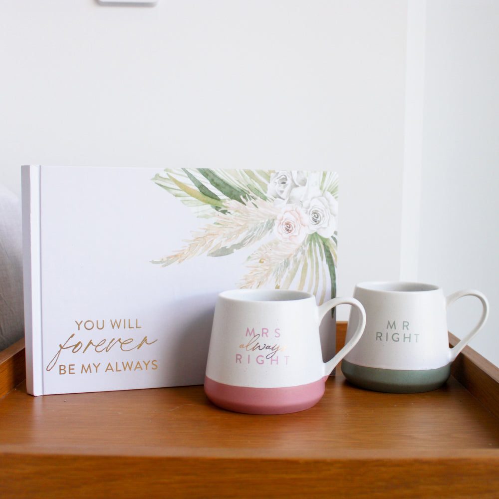 2x 2pc Splosh Wedding Right Ceramic Mug/Cup Set 440ml