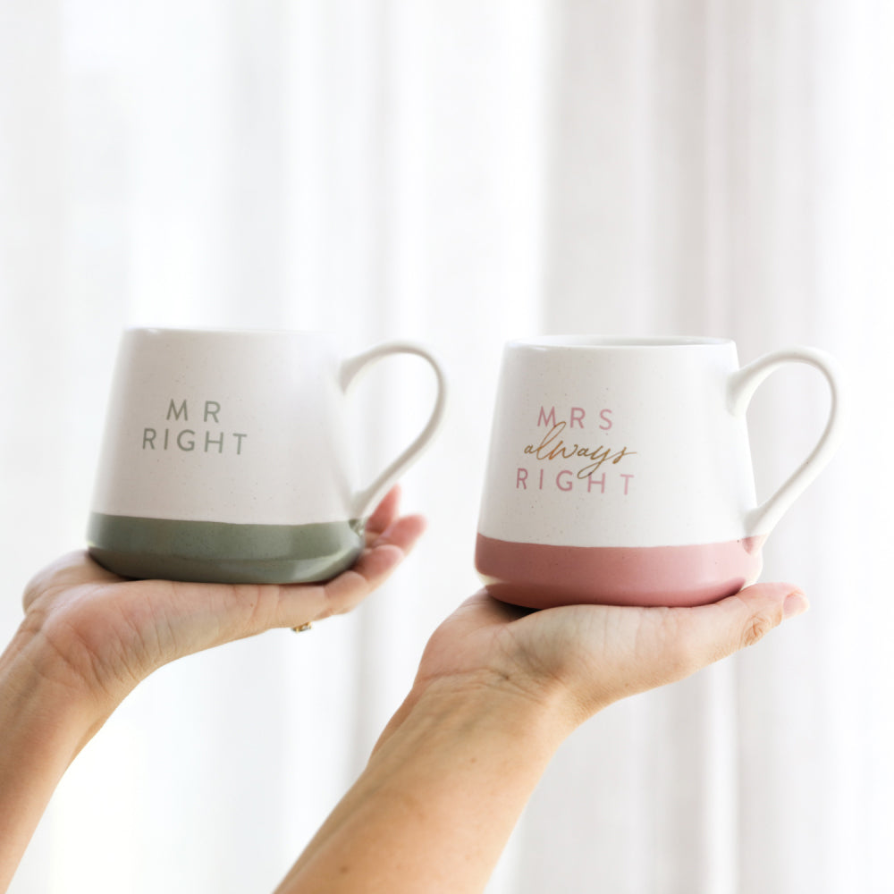 2x 2pc Splosh Wedding Right Ceramic Mug/Cup Set 440ml