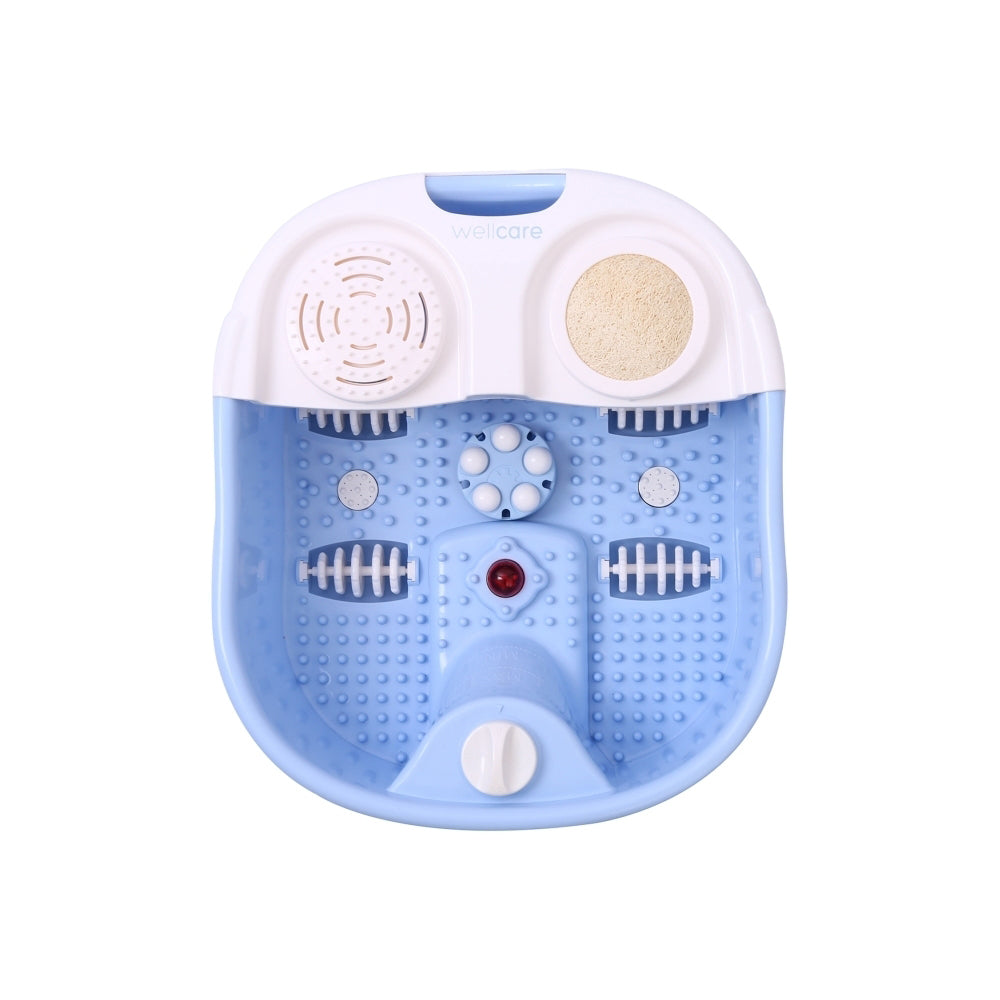 Wellcare In Built Heating Shiatsu Massaging Foot Spa Blue
