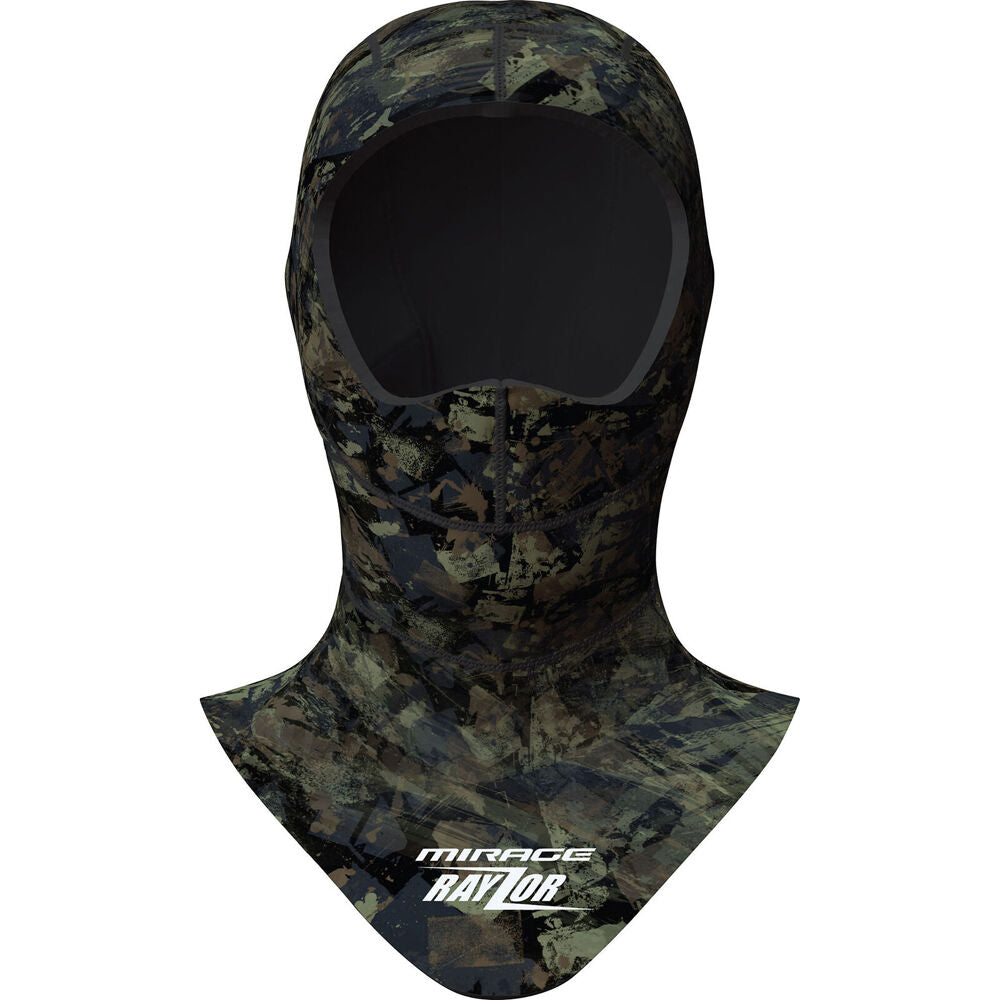 Mirage 5mm High Density Neoprene Water Sport Diving Hood Medium Camouflage